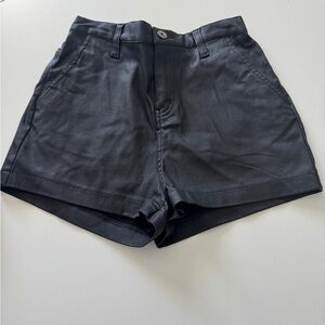 Arket High Waist Black Women's Shorts